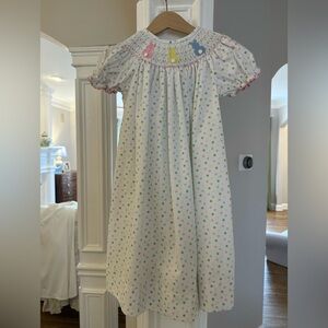 Classic Whimsy Dot Easter Dress 3T